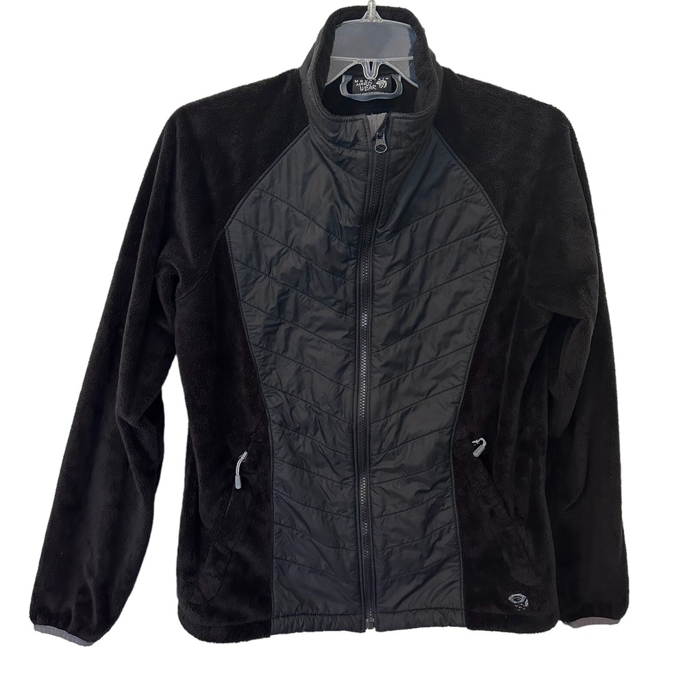 Mountain Hardwear Womens M Quilted Polyester/Fleece Full Zip Jacket